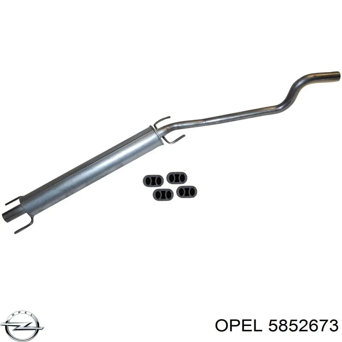 Купити 5852673 Opel Вихлопна труба