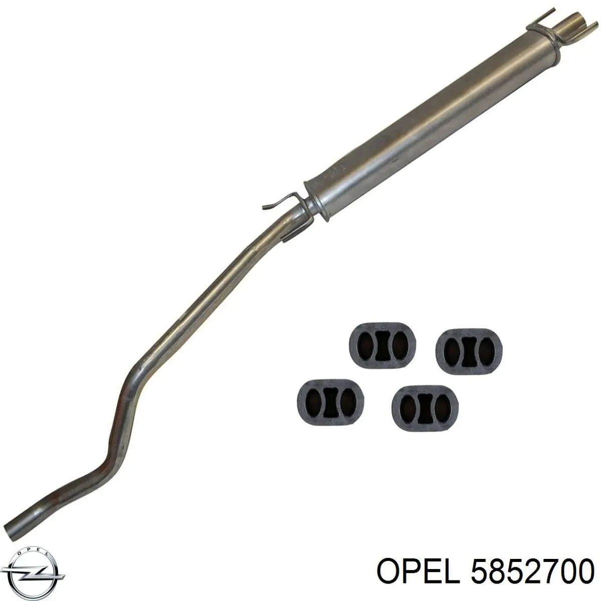 5852421 Opel Середній глушник