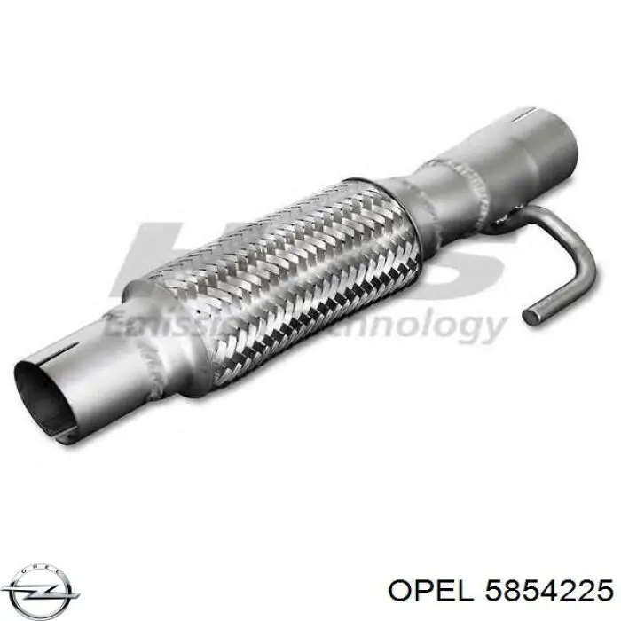 Глушник Opel 5854225 ціна, від 102.20 USD