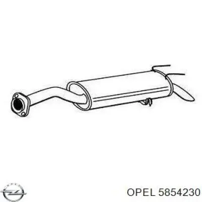 Глушник, центральна частина 13107608 Opel