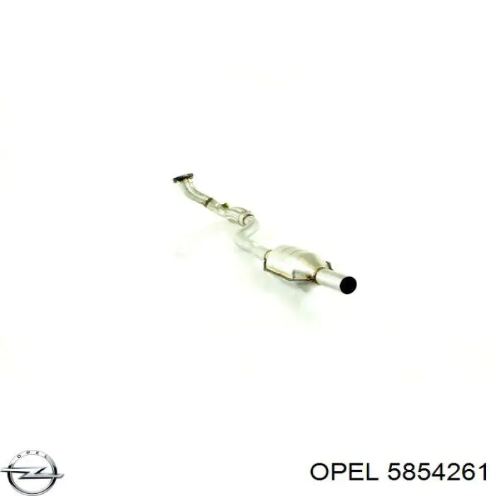 Труба приймальна (штани) глушника, передня Opel 5854261 ціна, від 173.35 USD