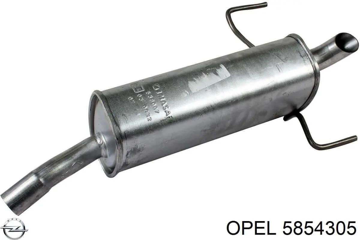 Глушник Opel 5854305 ціна, від 50.76 USD