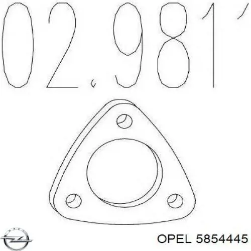 5854445 Opel 