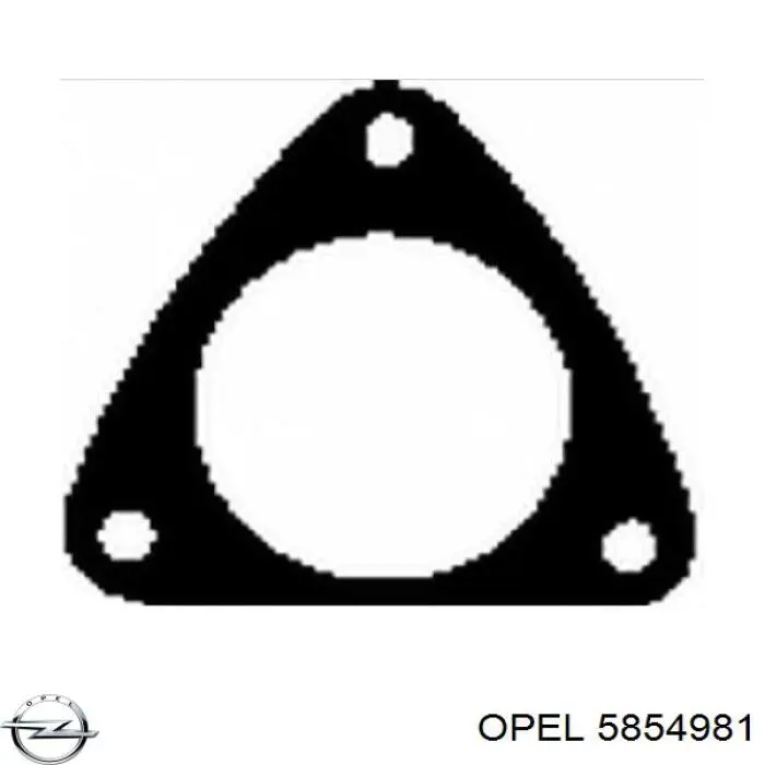 5854981 Opel прокладка прийомної труби глушника