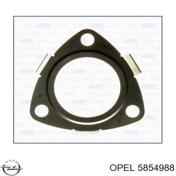 5854988 Opel прокладка прийомної труби глушника