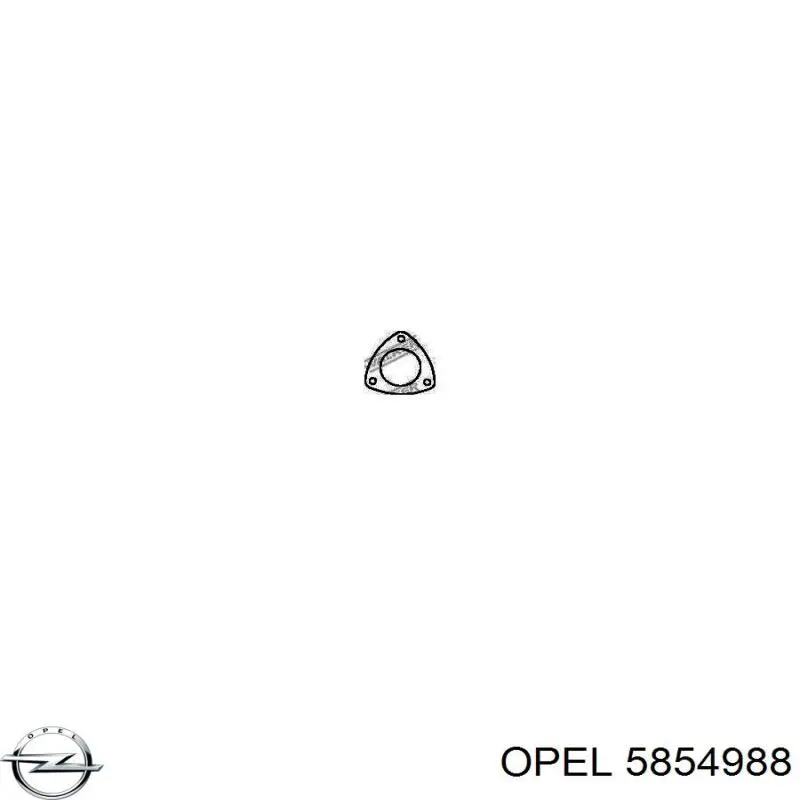 Прокладка прийомної труби глушника Opel 5854988 ціна, від 2.14 USD