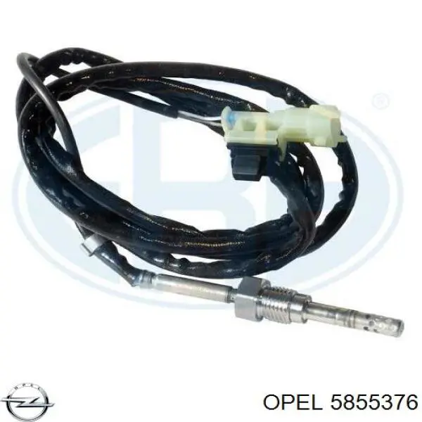 5855376 Opel Датчик температури відпрацьованих газів (ВГ), після фільтр сажі