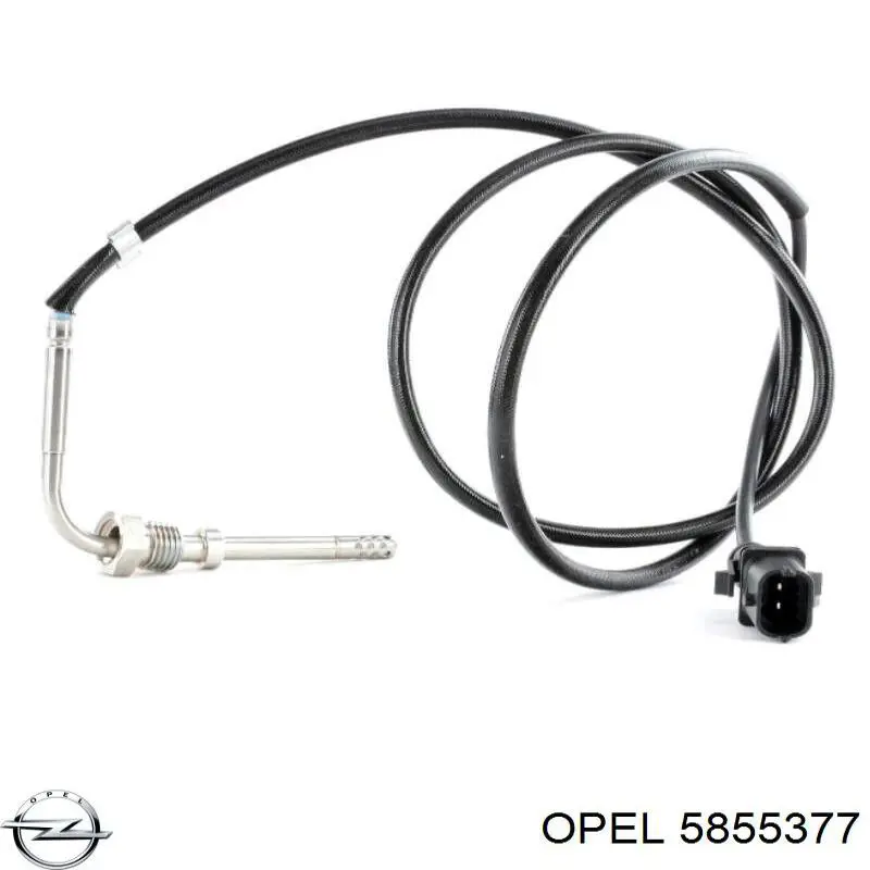 Купити 5855377 Opel Датчик температури відпрацьованих газів (ВГ), після каталізатора