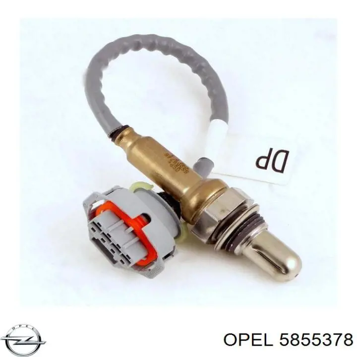 5855378 Opel лямбда-зонд, датчик кисню після каталізатора