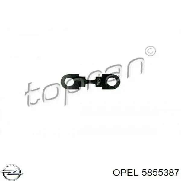 Купити 5855387 Opel Датчик температури відпрацьованих газів (ВГ), в каталізаторі