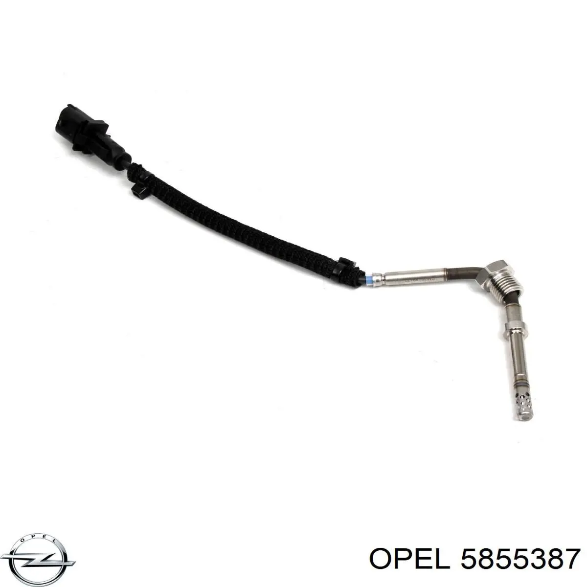 5855387 Opel датчик температури відпрацьованих газів (вг, в каталізаторі)