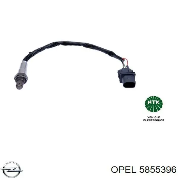 Лямбдазонд, датчик кисню до каталізатора Opel 5855396 ціна, від 69.60 USD