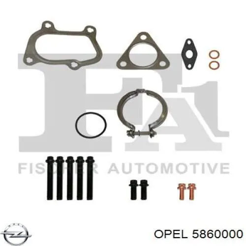 Турбокомпресор Opel 860058