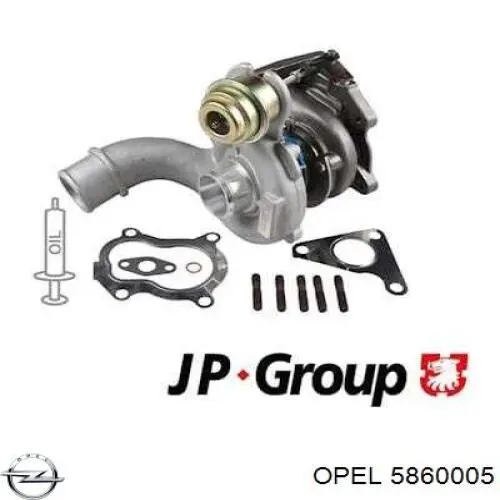 5860005 Opel Турбонаддув