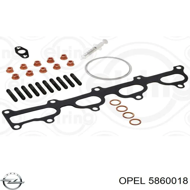 5860018 Opel турбіна