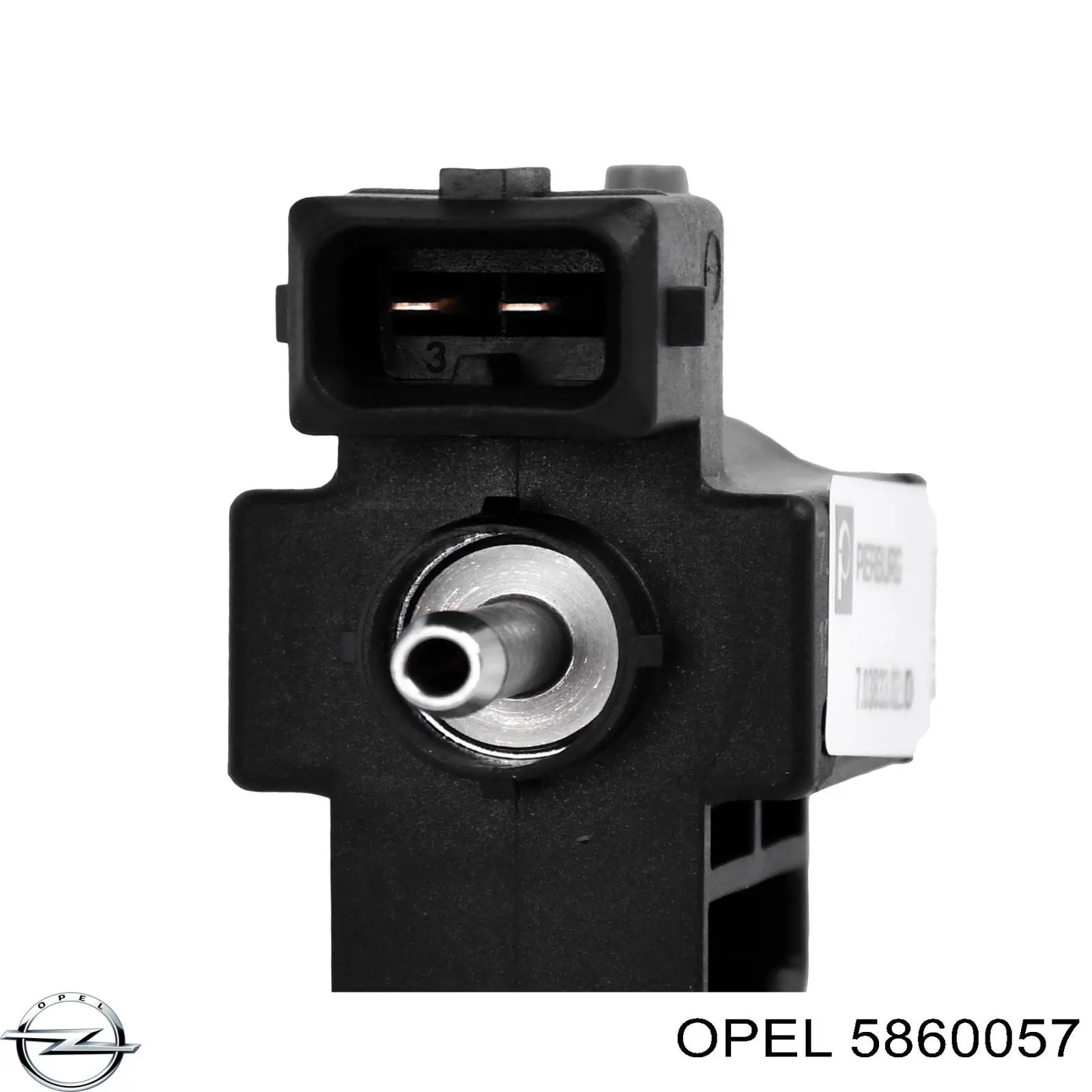 Клапан перетворювач тиску наддуву (соленоїд) 5860057 Opel
