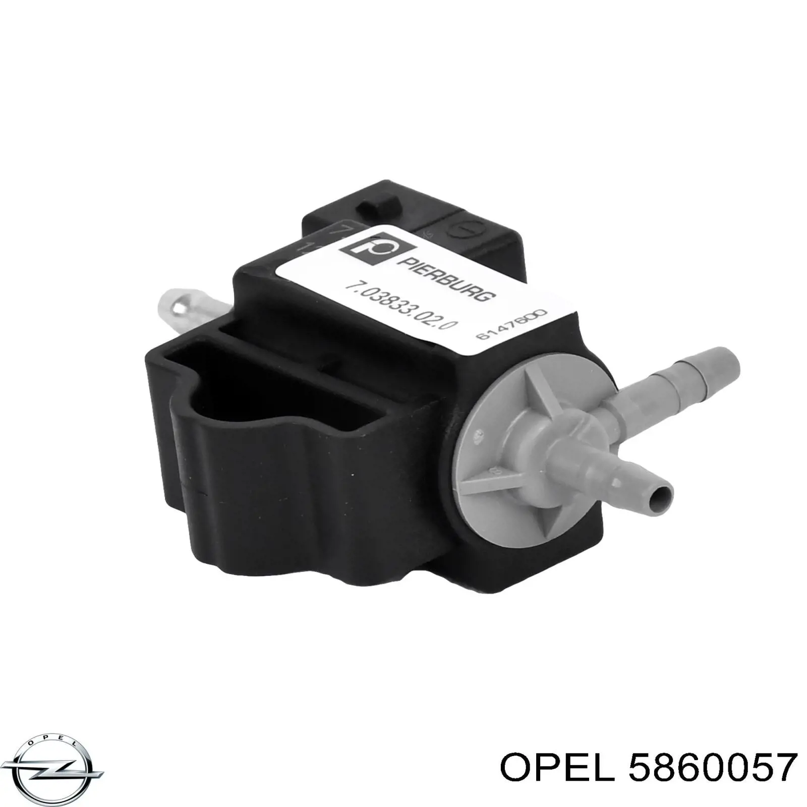 Перетворювач тиску (соленоїд) наддуву / EGR Opel 5860057