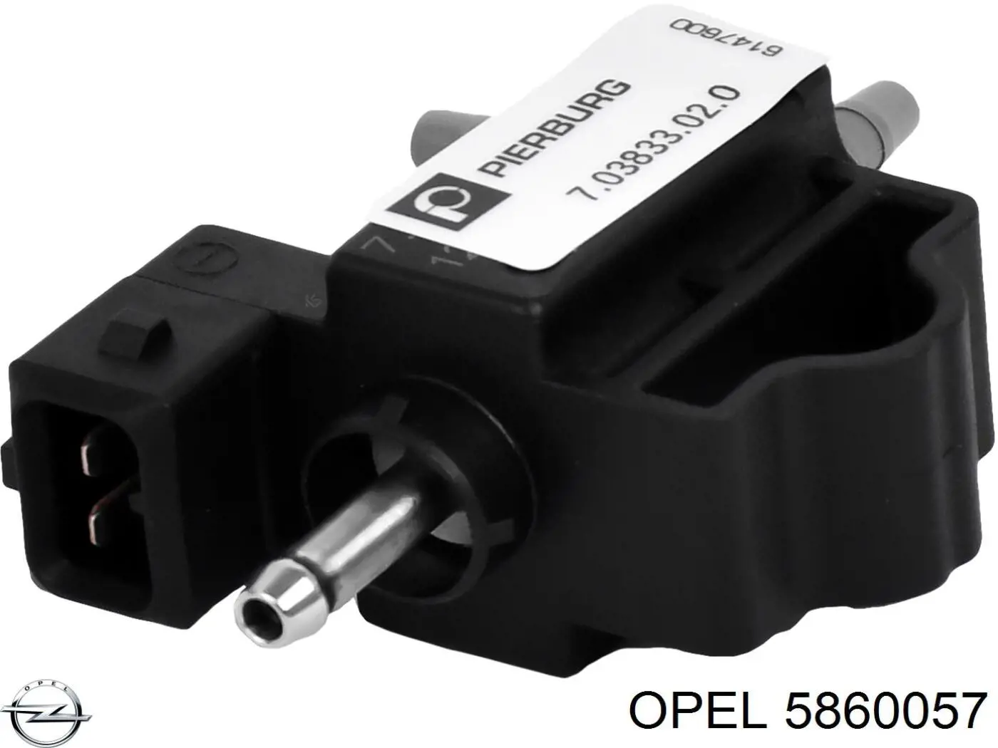 Купити 5860057 Opel Клапан перетворювач тиску наддуву (соленоїд)