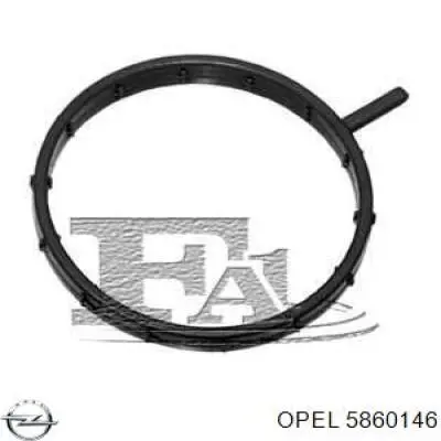 Купити 5860146 Opel Кільце ущільнювача патрубка интеркуллера