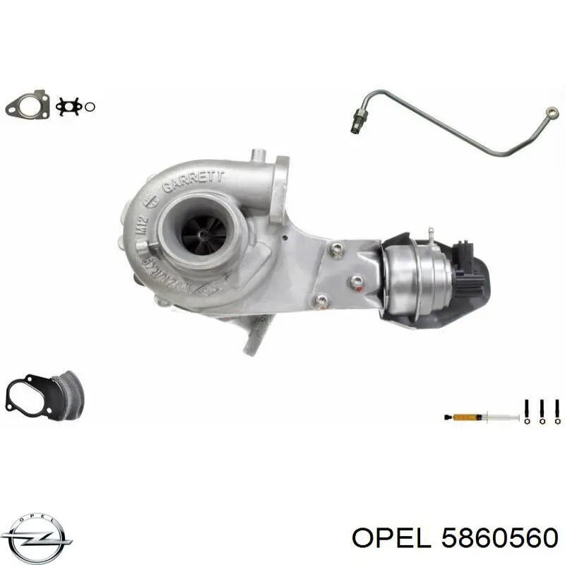 5860560 Opel турбіна