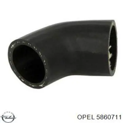 Патрубок повітряний, вихід з турбіни (наддув) Opel 5860711 ціна, від 6.69 USD