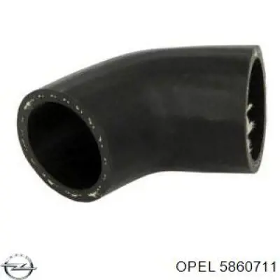 Патрубок повітряний, вихід з турбіни (наддув) Opel Astra G (F35) (Опель Астра)