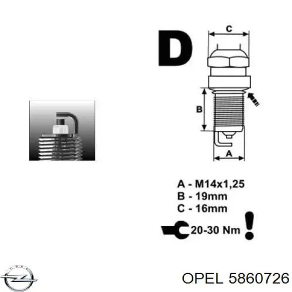  5860726 Opel