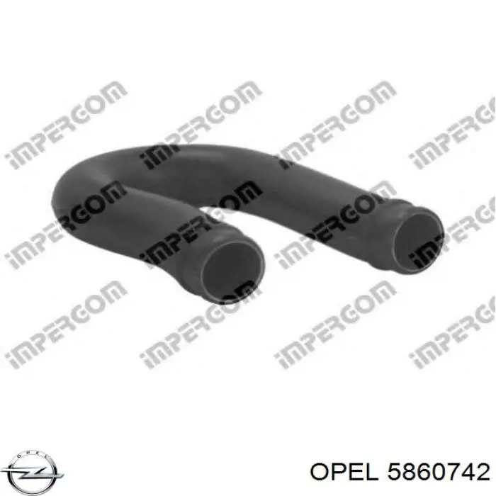 Шланг/патрубок интеркуллера Opel 5860742 ціна, від 21.96 USD