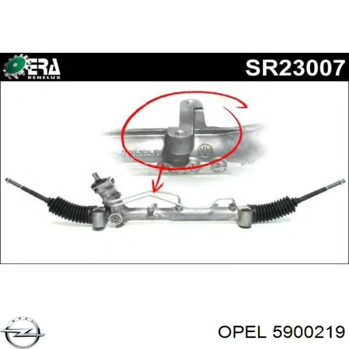 Рульова рейка 5900219 Opel