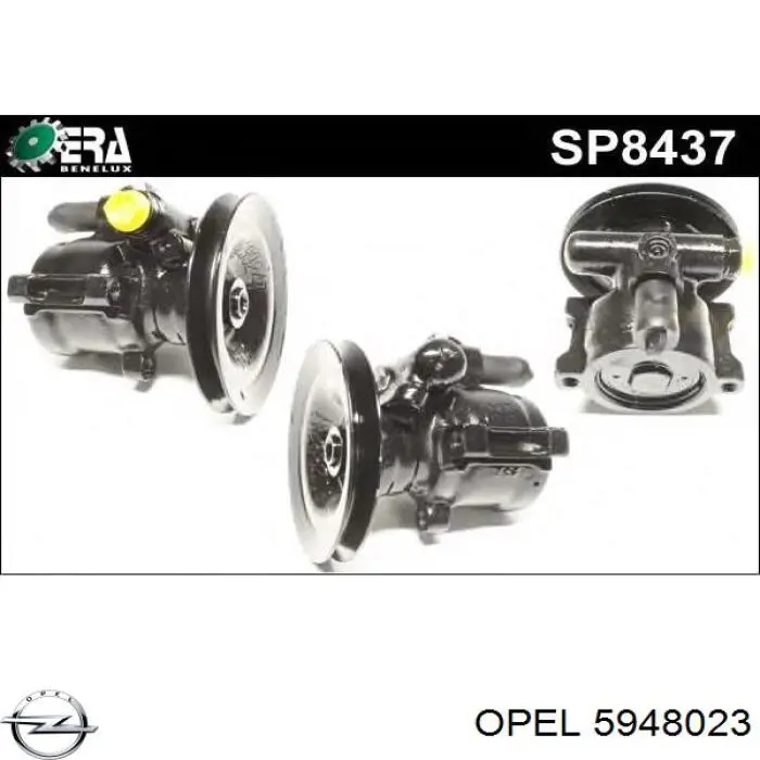 5948023 Opel насос гідропідсилювача керма (гпк)
