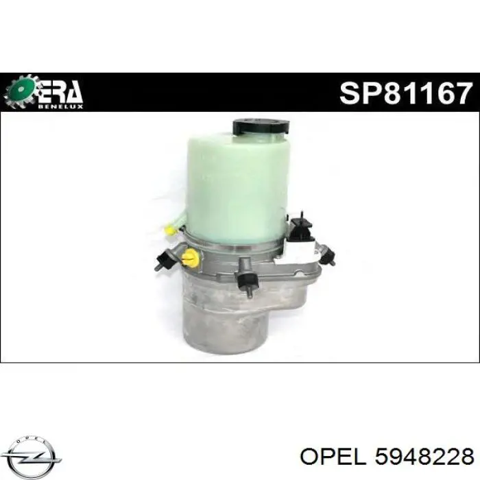 5948228 Opel насос гідропідсилювача керма (гпк)