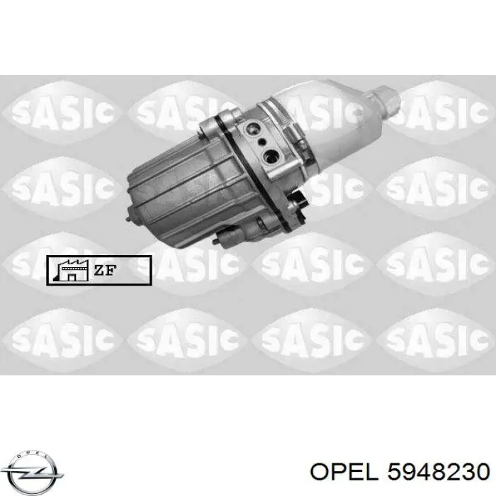5948230 Opel насос гідропідсилювача керма (гпк)