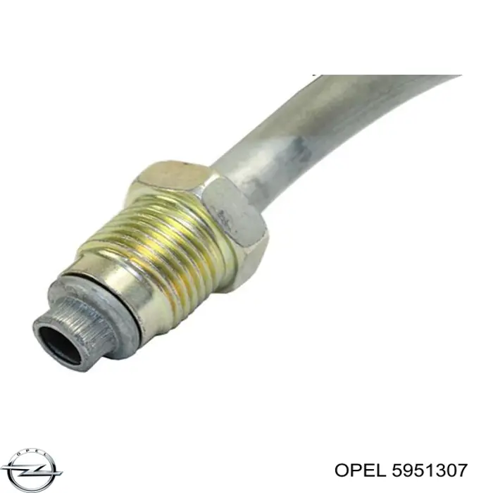 Шланг ГПК, низького тиску, від рейки/механізму до бачка Opel 5951307 ціна, від 38.01 USD