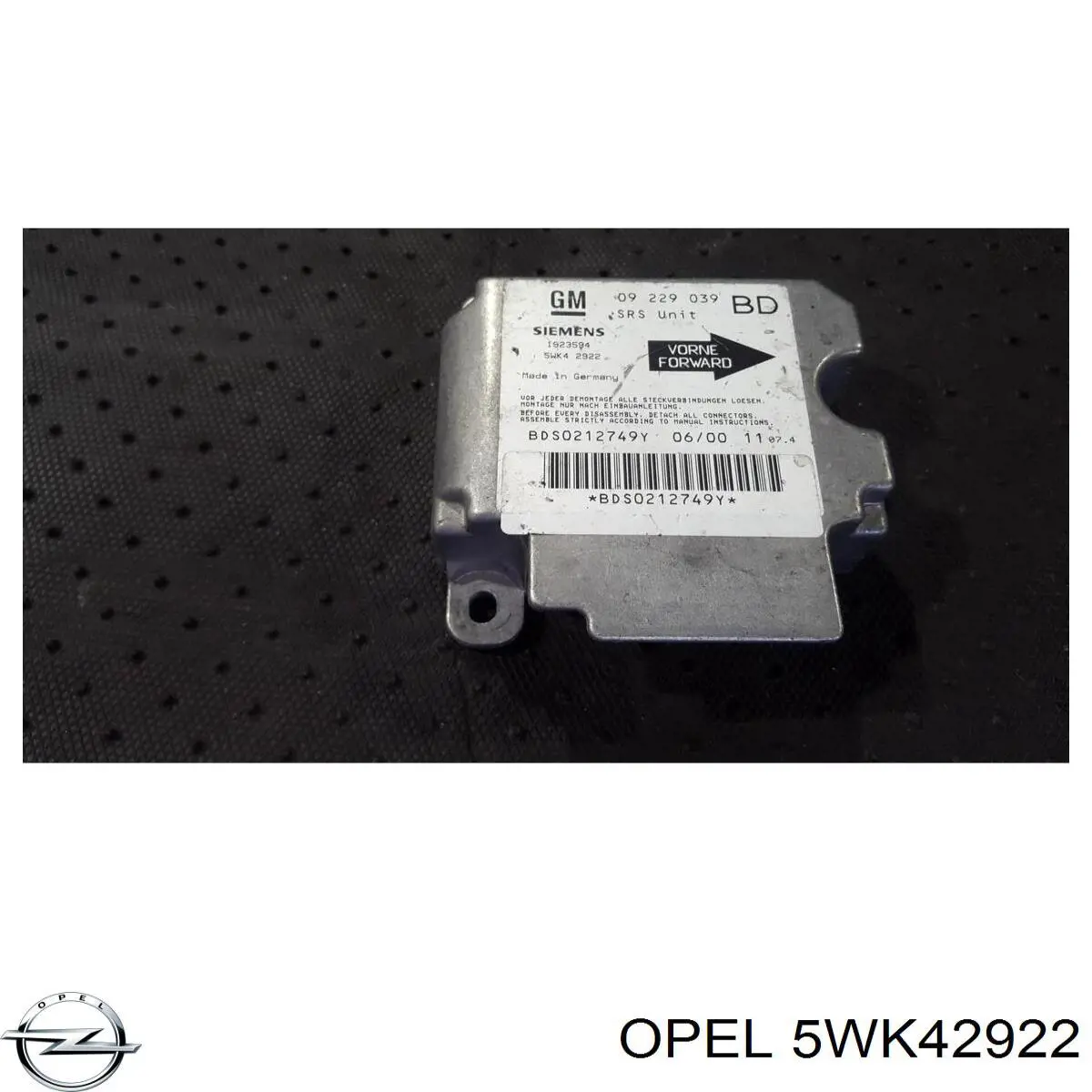 Купити 5WK42922 Opel 