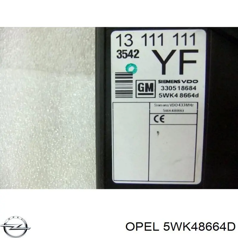 Купити 5WK48664D Opel 