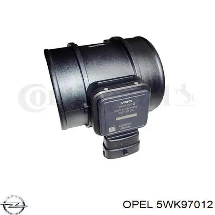 5WK97012 Opel датчик потоку (витрати повітря, витратомір MAF - (Mass Airflow))