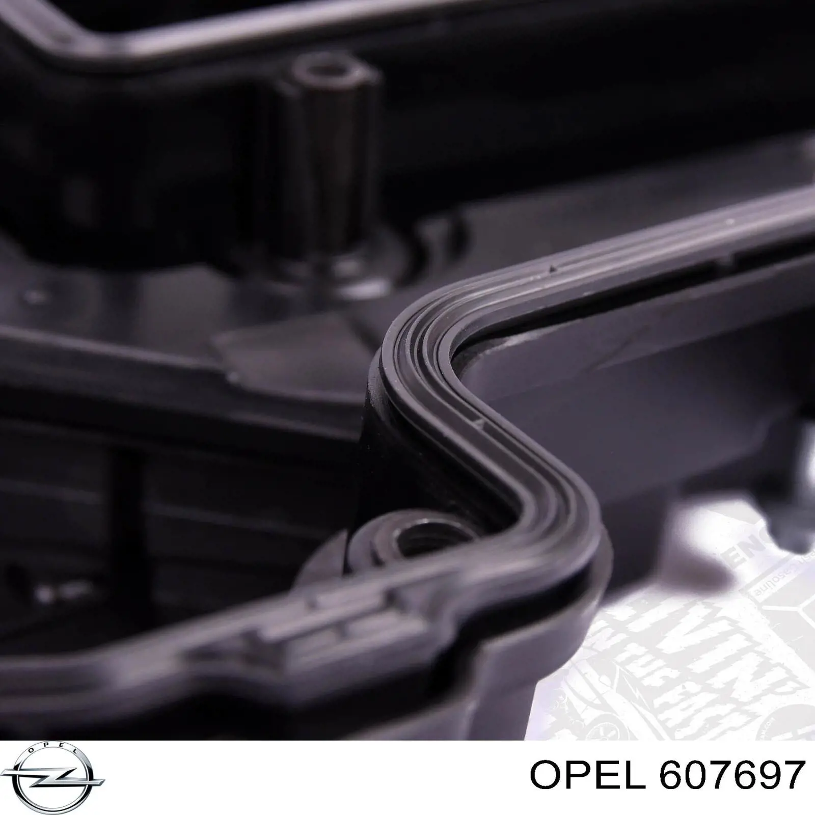 607697 Opel кришка клапанна