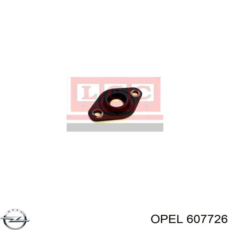607726 Opel прокладка клапанної кришки двигуна, верхня