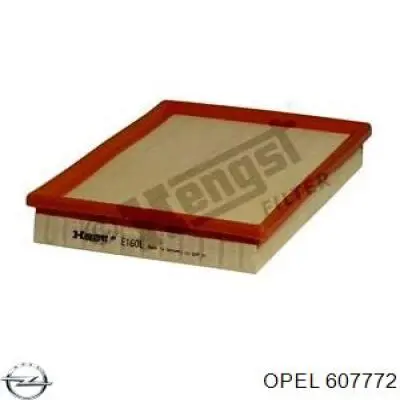607772 Opel прокладка головки блока циліндрів (гбц)