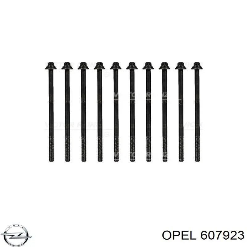 Болт головки блока циліндрів, ГБЦ Opel 0607923 ціна, від 1.27 USD