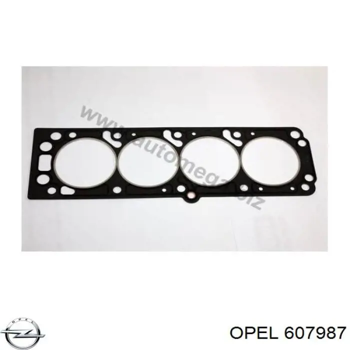 607987 Opel прокладка головки блока циліндрів (гбц)