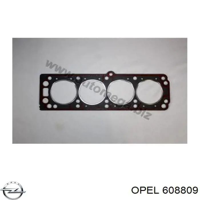 608809 Opel прокладка головки блока циліндрів (гбц)