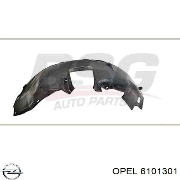 Підкрилок переднього крила, лівий Opel 90535310 ціна, від 10.14 USD