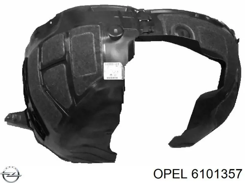 Купити 6101357 Opel Підкрилок передній правий