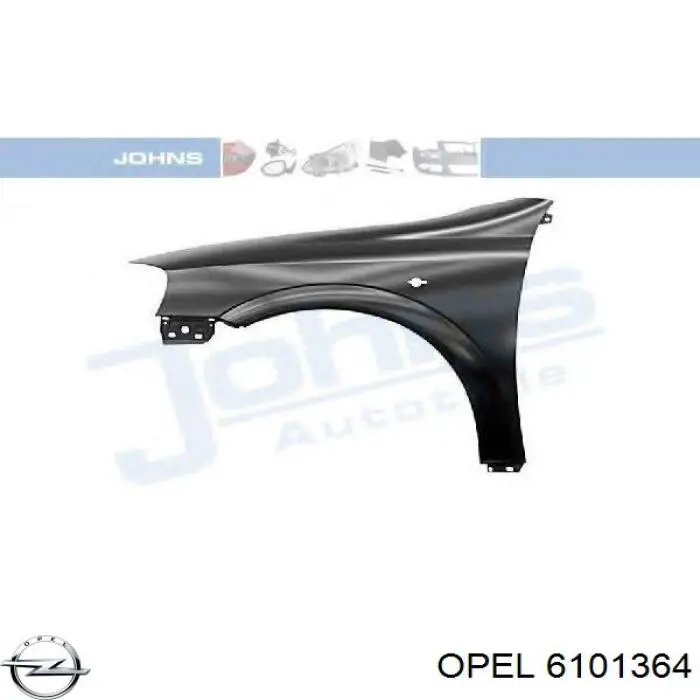 Ліве переднє крило Opel Astra G седан (F69) (1998 - 2009) ціна, від 42.90 USD