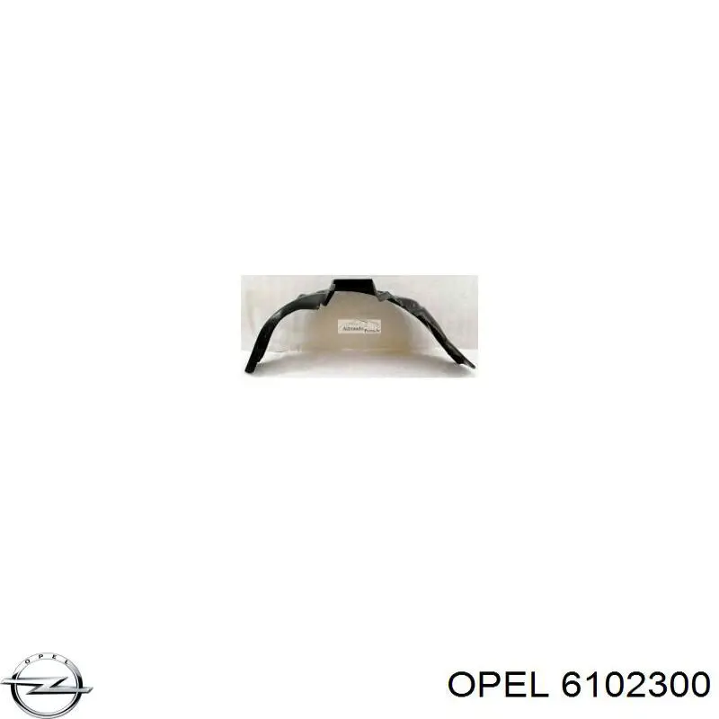 Подкрильнікі переднього крила, правий Opel 6102300 ціна, від 9.96 USD