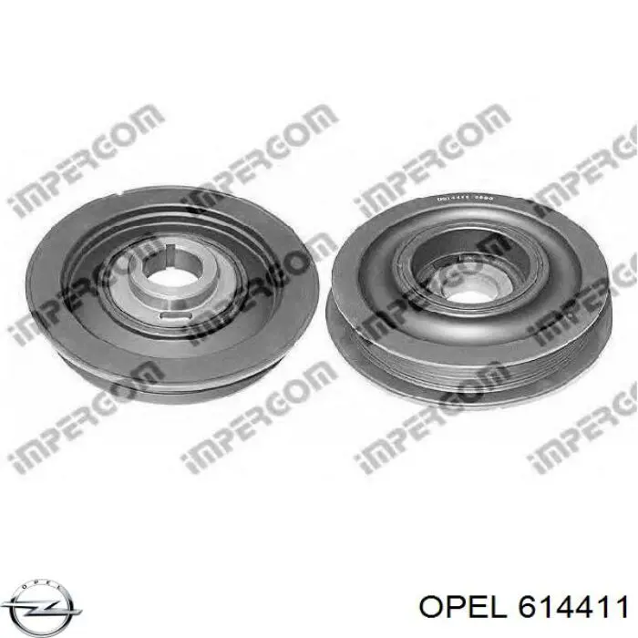 Купити 614411 Opel Шків колінчастого вала