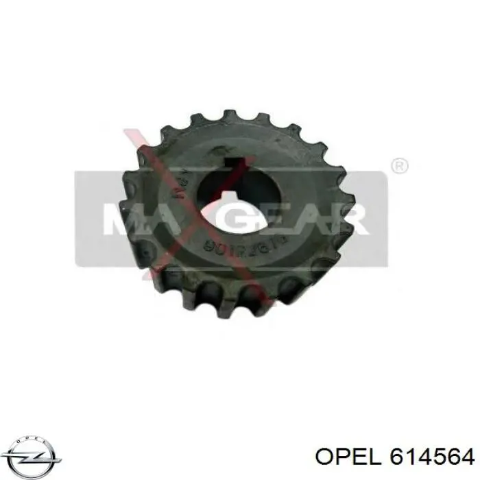 614564 Opel зірка-шестерня приводу коленвалу двигуна