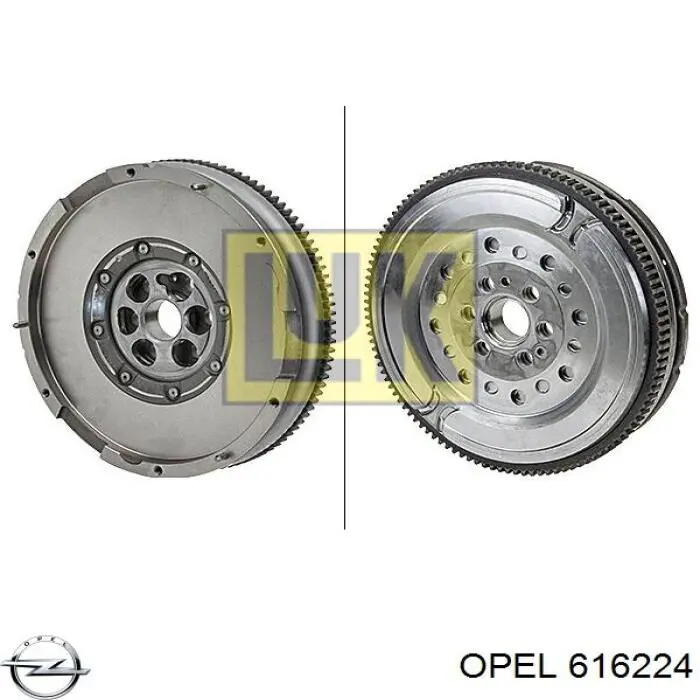 Маховик двигуна Opel 616224 ціна, від 447.18 USD