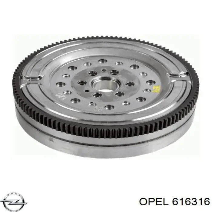 616316 Opel маховик двигуна